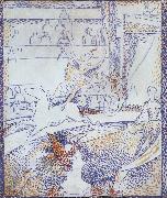 Georges Seurat Study for Circus painting